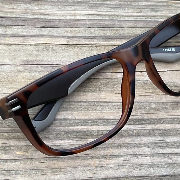 Zenni Sunglasses Frame Brown Tortoise Men Glasses - Picture 2 of 3